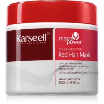 Karseell Color Depositing Red Hair Mask masca pentru a evidentia culoarea parului
