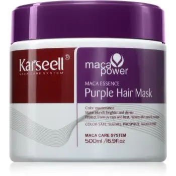 Karseell Purple Hair Mask Masca de par pentru părul blond şi gri