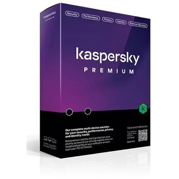 Kaspersky Antivirus, Kaspersky Premium + Customer Support, 20 dispozitive, Valabilitate 1 an
