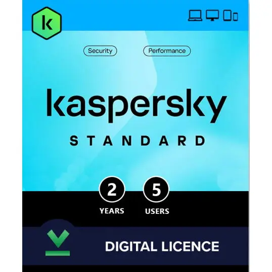 Kaspersky Kaspersky Standard 5 Dispozitive, 2 ani, Licenta Electronica