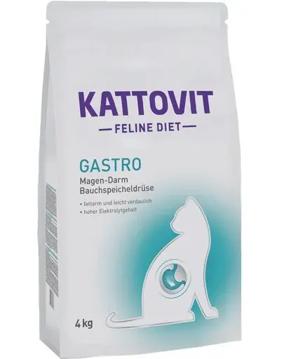 KATTOVIT Feline Diet Gastro hrana uscata dietetica pentru pisici cu afectiuni gastrointestinale 4 kg
