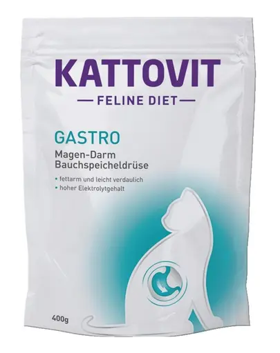 KATTOVIT Feline Diet Gastro hrana uscata dietetica pentru pisici cu afectiuni gastrointestinale 400 g