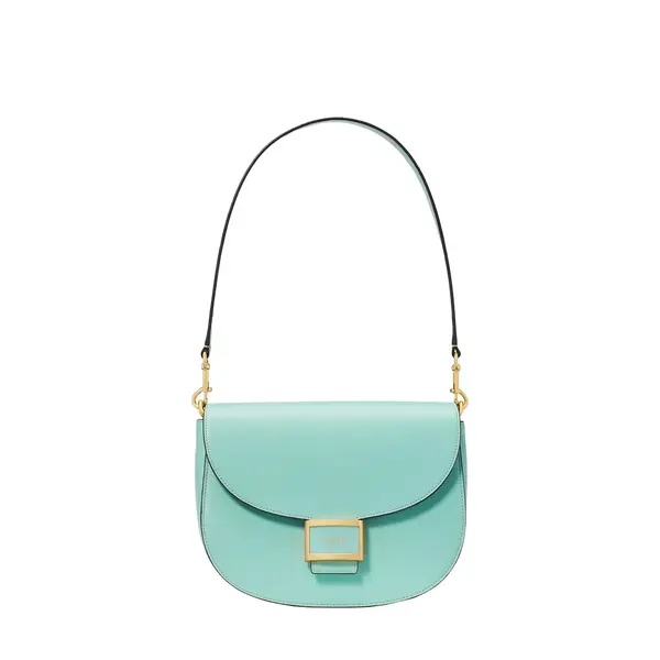 Katy convertible saddle bag mint liqueur
