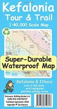 Kefalonia Tour and Trail Map, Sheet Map/Jan Kostura