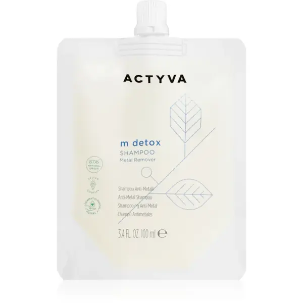 Kemon Group Actyva M Detox șampon detoxifiant pentru curățare împotriva apei dure 100 ml