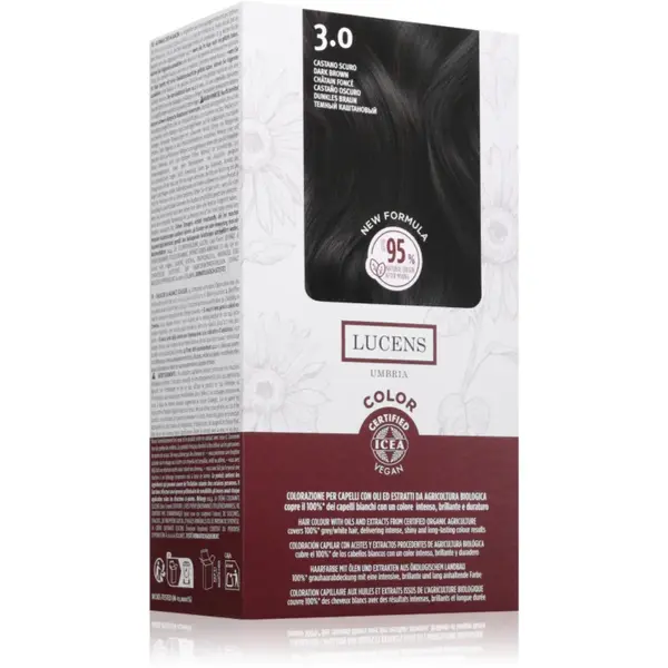 Kemon Group Lucens Umbria culoare par culoare 3.0 Castano scuro 100 ml