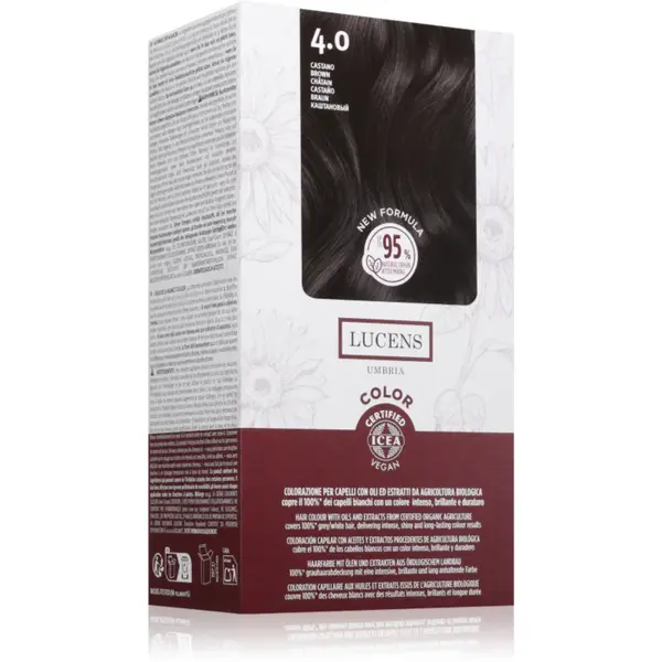 Kemon Group Lucens Umbria culoare par culoare 4.0 Castano 100 ml