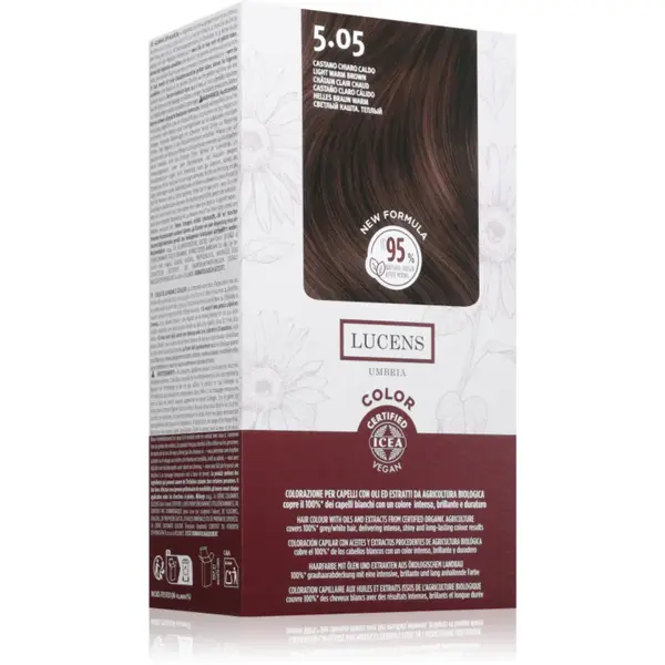 Kemon Group Umbria culoare par culoare 5.05 Castano Chiaro Caldo 50 ml