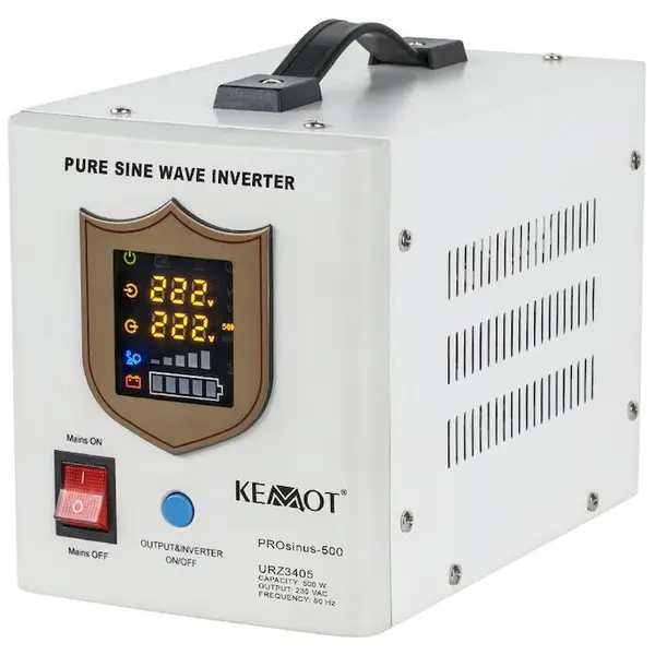Kemot UPS Kemot ProSinus 500, 500W, 230 VA, pentru centrale termice, Alb