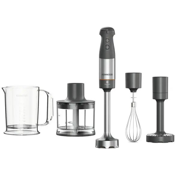 Kenwood Blender cu imersie Kenwood Triblade XL+ HBM60307GY, 1000W, cu accesorii, Gri