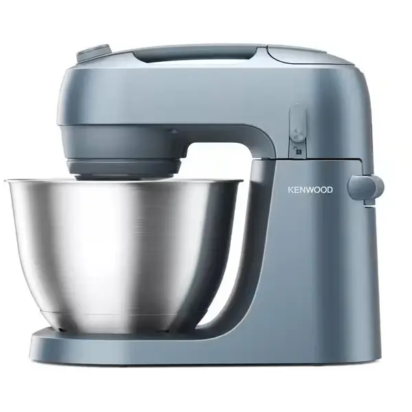 Kenwood Robot de bucatarie Kenwood Go KZM35.000GY, 800W, vas inox 4L, carcasa metalica, 6 trepte viteza + Turbo, 3 accesorii patiserie, lingura masurare, albastru