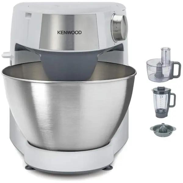Kenwood Robot de bucatarie KENWOOD Prospero+ KHC29A.H0WH, Putere 1000 W, Materialul carcasei Plastic, Capacitate bol 4 3 L, Trepte de viteze 6, Mod impuls Mixare planetara, Alb-Inox