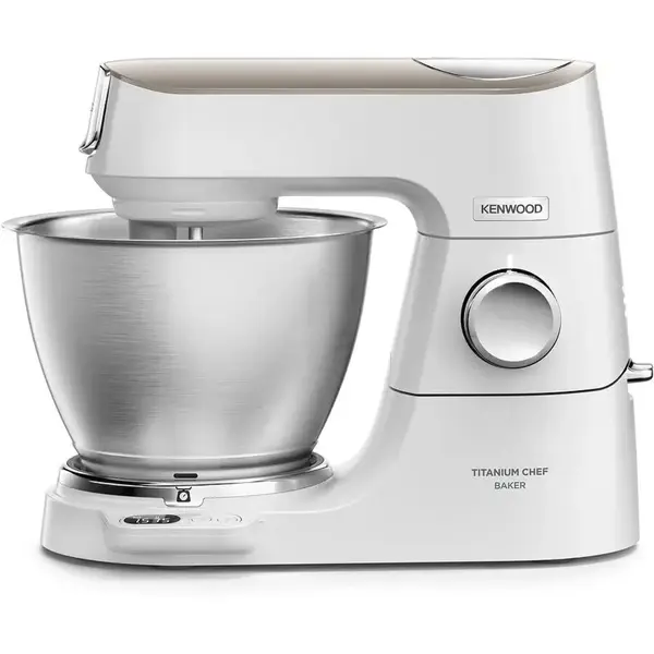Kenwood Robot de bucatarie Kenwood Titanium Chef Baker KVC65.001WH, 0W20011376, 1200 W, vas 5L, alb