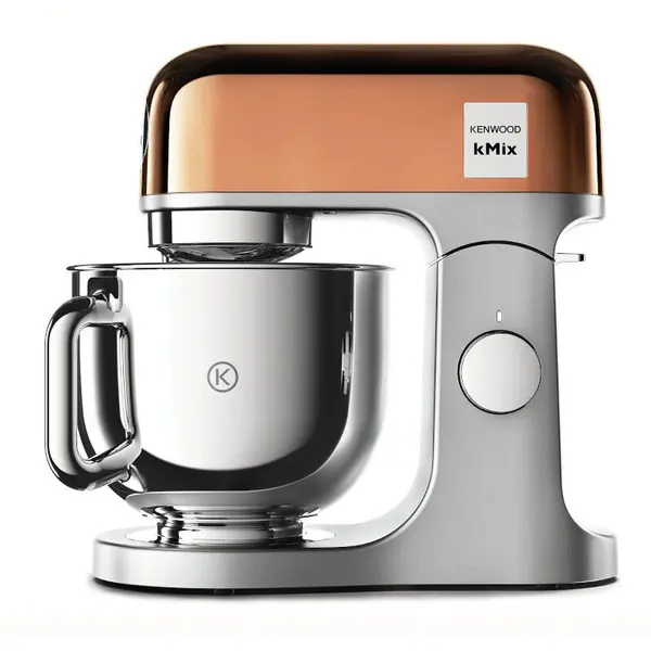 Kenwood Robot de bucatarie planetar KENWOOD kMix Special Edition KMX760AGD - 0W20011395, 1000W (6 trepte si Turbo), Vas inox 5l, Set patiserie (tel 16 brate, carlig, paleta K), G9.3kg, Rose Gold