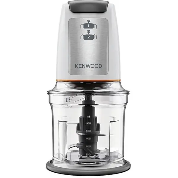 Kenwood Tocator Kenwood CHP61.100WH, 500 W, Bol 0.5 l, 2 lame otel inoxidabil, 2 viteze, Alb