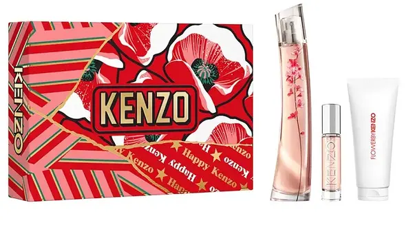 Kenzo Set Flower Ikebana Sakura - Apă de parfum, 75 și 10 ml + Loţiune, 75 ml
