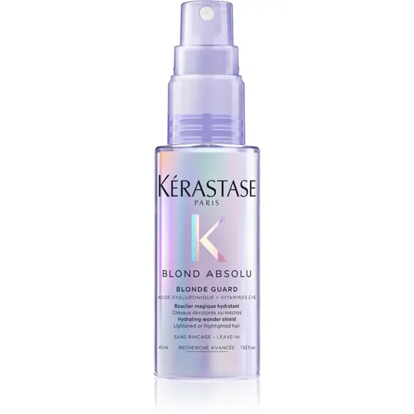 Kérastase Blond Absolu Blonde Guard tratament fără clătire, pentru luciul și protecția culorii părului pentru toate nuantele de blond 45 ml