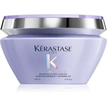 Kérastase Blond Absolu Masque Ultra-Violet îngrijire profundă pentru păr în nuanțe reci de blond, decolorat sau șuvițat
