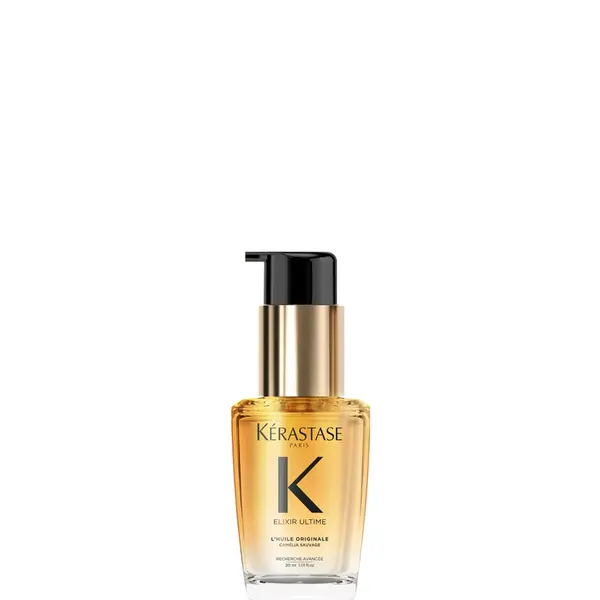 Kerastase Elixir Ultime Hair Oil L'Huile Originale, For All Hair Types with Argan Oil & Heat Protection - 30ml