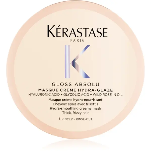 Kérastase Gloss Absolu Masque Créme Hydra-Glaze Masca de par pentru par indisciplinat 75 ml