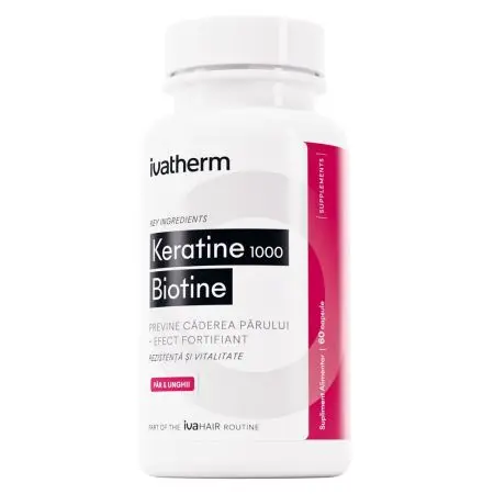 Keratine Forte 1000 mg, 60 capsule, Ivatherm