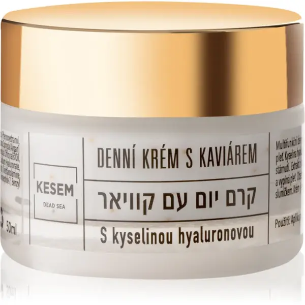 KESEM Day Cream with Caviar and Hyaluronic Acid crema de zi cu acid hialuronic 50 ml