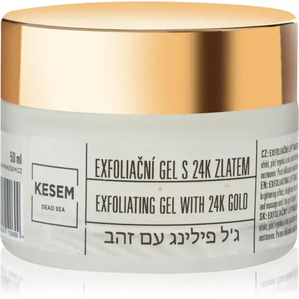 KESEM Exfoliating Gel with 24K Gold gel exfoliant cu aur de 24 de karate 50 ml