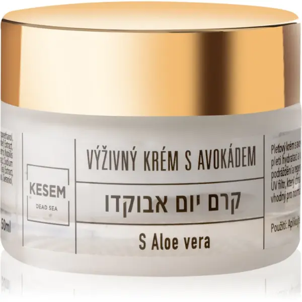 KESEM Nourishing Cream with Avocado and Aloe Vera crema de fata hranitoare cu avocado și aloe vera 50 ml