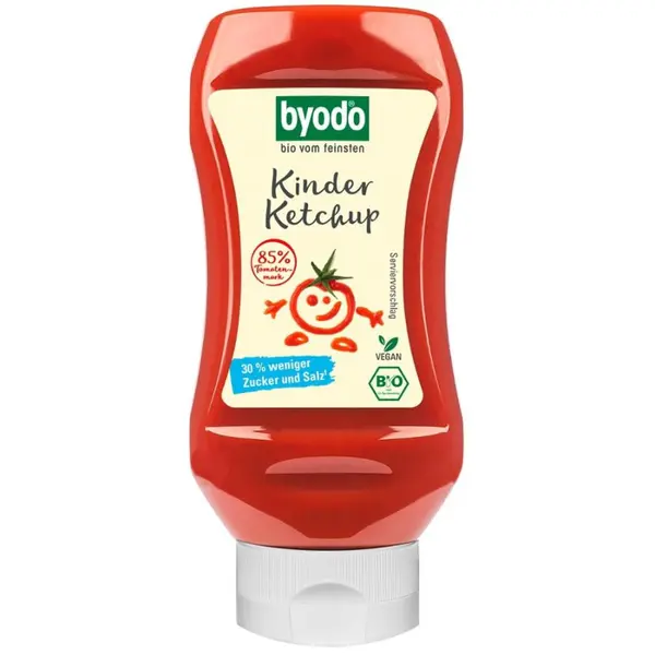 Ketchup pentru copii cu 85% tomate fara gluten, eco - 300 ml