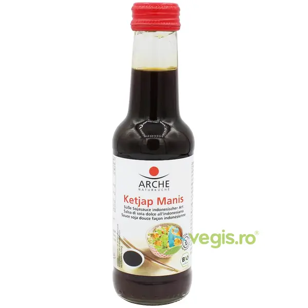 Ketjap Manis Sos de Soia Dulce Indonezian fara Gluten Ecologic/Bio 155ml