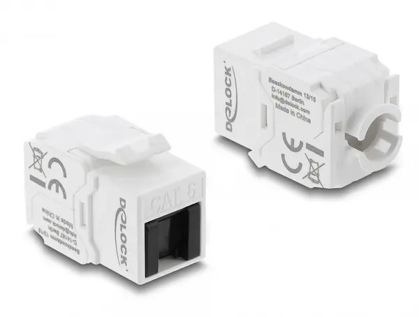 Keystone RJ45 la LSA Cat.6 tool-free dust cover, Delock 90799