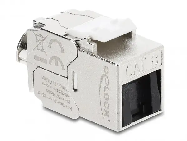 Keystone RJ45 la LSA Cat.8.1 ecranat locking clip/dust cover, Delock 90795