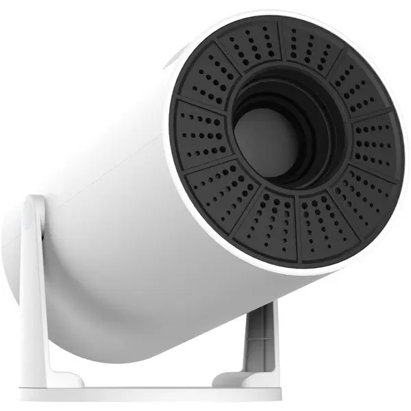 Kiano Proiector Kiano Relax, designul unic, pivotant, 140 lm, 1280 x 800 pixeli, Bluetooth 5, Airplay, Transmitere TV, DLNA , Android 11, Alb