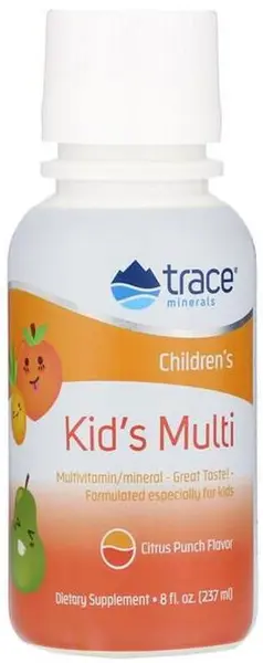 Kid's Multi, punch de fructe, 237 ml, Trace Minerals