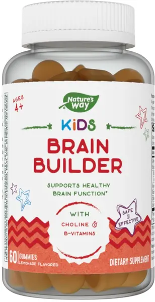 Kids Brain Builder, 60 tablete de jeleu, Nature's Way
