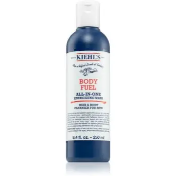Kiehl's Body Fuel All-in One Energizing Wash gel de duș și șampon pentru toate tipurile de ten, inclusiv piele sensibila