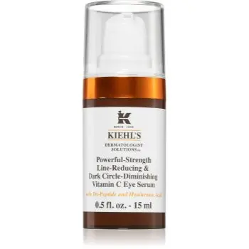 Kiehl's Dermatologist Solutions Powerful-Strength Line-Reducing & Dark Circle-Diminishing Vitamin C ser pentru ochi pentru toate tipurile de ten, inclusiv piele sensibila