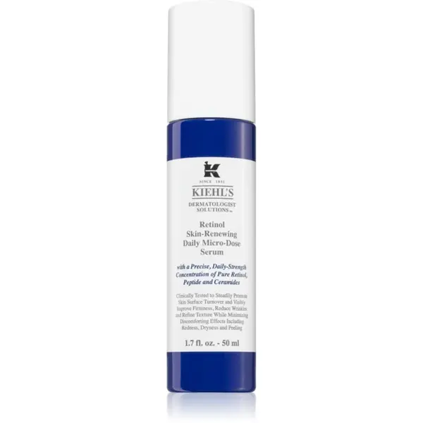 Kiehl's Dermatologist Solutions Retinol Skin-Renewing Daily Micro-Dose Serum ser antirid cu retinol pentru toate tipurile de ten, inclusiv piele sensibila pentru femei 50 ml