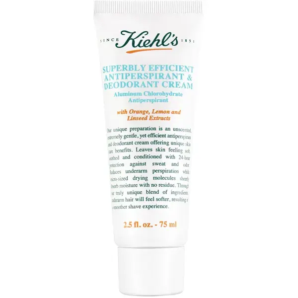Kiehl's Superbly Efficient Antiperspirant & Deodorant Cream anti-perspirant crema pentru toate tipurile de ten 75 ml