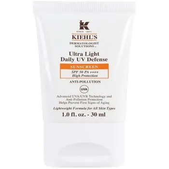 Kiehl's Ultra Light Daily UV Defense lichid protector ultra ușor pentru toate tipurile de ten, inclusiv piele sensibila