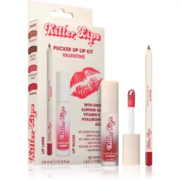 Killer Lips Pucker Up Lip Kit set de buze pentru femei Valentine