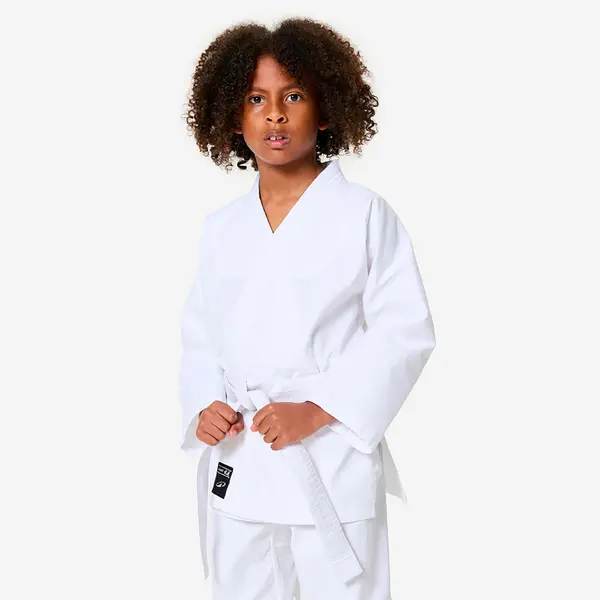 Kimono de judo nivel începător Alb Copii