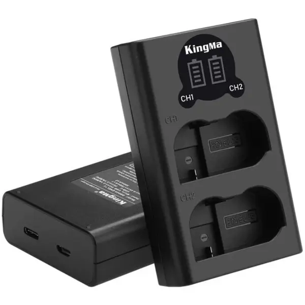 KingMa Incarcator KingMa BM058 USB dual LCD EN-EL15 compatibil Nikon D7000 D7100