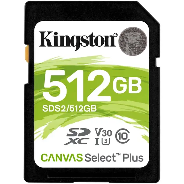 Kingston Card de memorie Kingston Canvas Select Plus SD 512 GB, Class 10 UHS-I