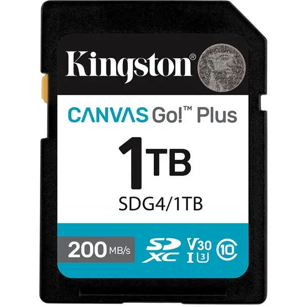 Kingston Card de Memorie Kingston SDXC Canvas GO Plus, 1 TB, Clasa 10