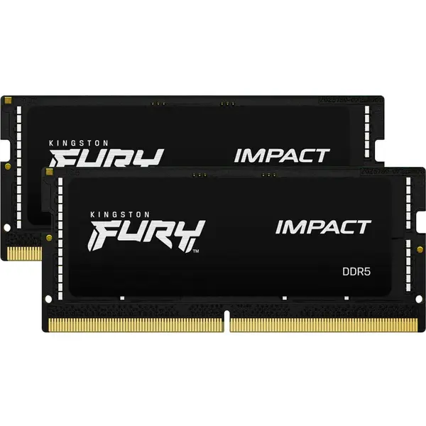 Kingston Kit dual memorie RAM Kingston Fury, 32GB DDR (2x16 GB), Frecventa 6000 MHz, CL - 38, Negru