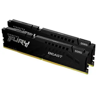 Kingston Memorie Kingston FURY Beast Black 64GB(2x32GB) DDR5, 5200MT/s, CL40