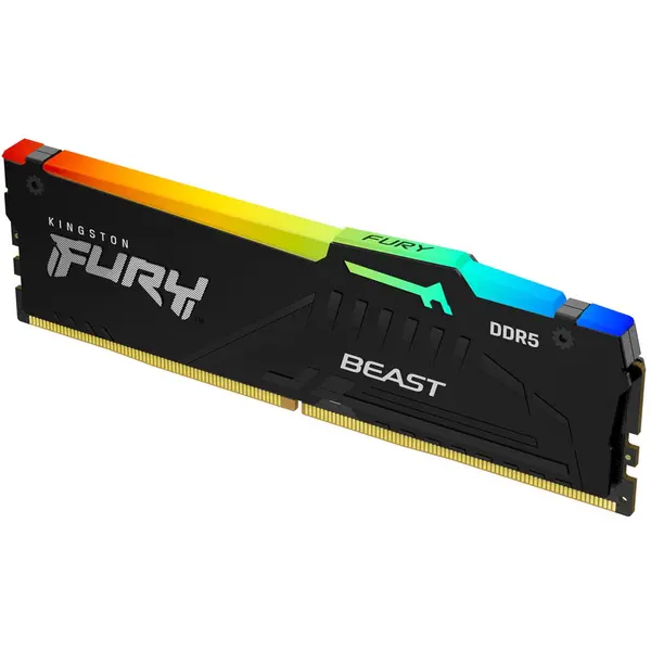 Kingston Memorie Kingston FURY Beast RGB, 8GB, DDR5-5600MHz, CL40