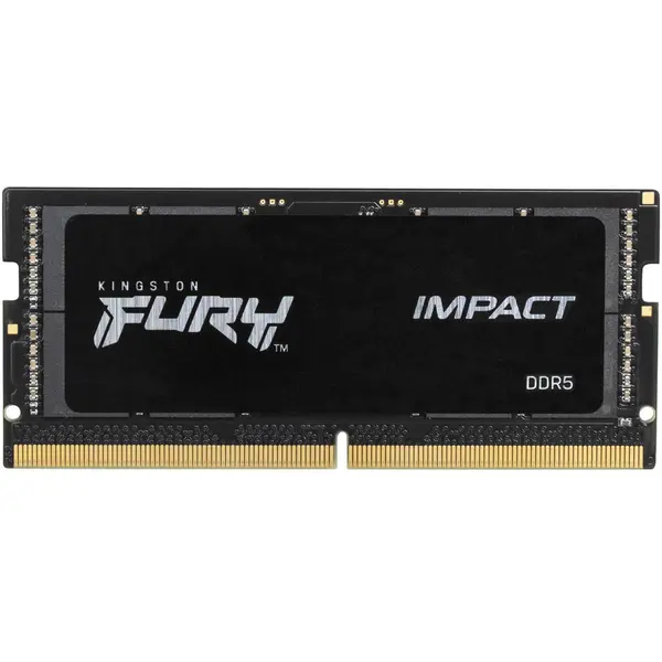 Kingston Memorie Laptop Kingston Fury Impact, 16GB DDR5, 4800MHz CL38