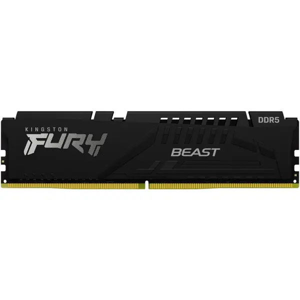 Kingston Memorie RAM Kingston Fury Beast, Capacitate DDR5 32GB, Frecventa 6000 MHz, CL 30, Negru